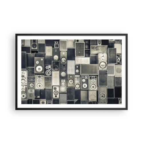 Plagát v čiernom ráme - A všetko je v pohode - 91x61 cm