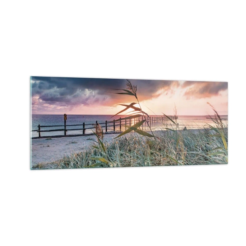 Obraz na skle - Neodviate vetrom - 100x40 cm