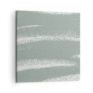 Obraz na plátne - Abstrakcia v zimnom štýle - 50x50 cm