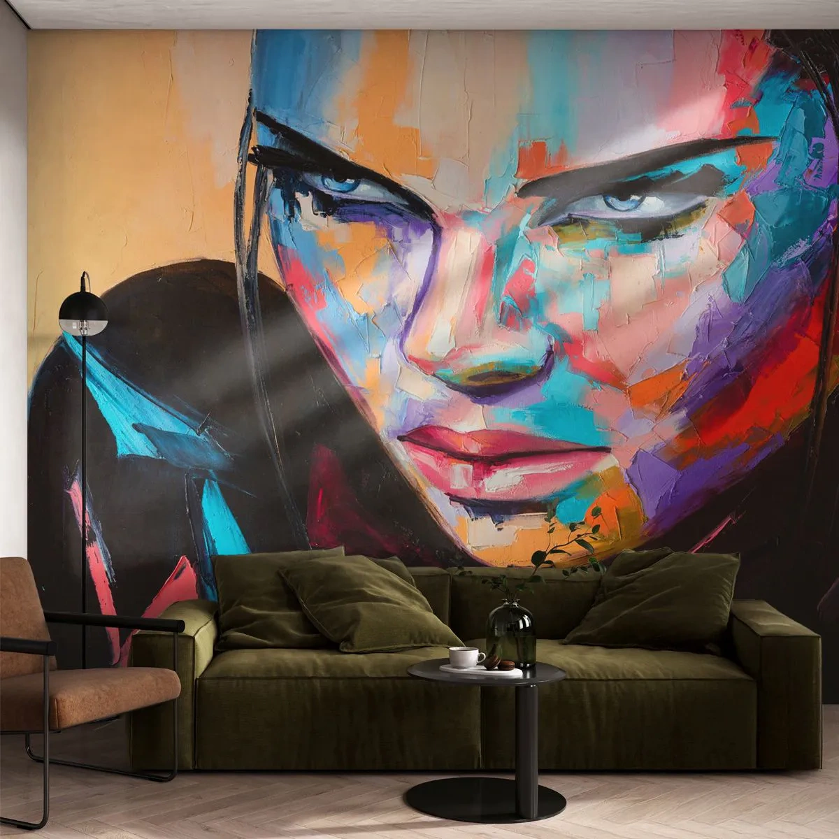 Fototapeta Premium Canvas - Divokosť v srdci - Žena, Portrét ženy, Dievča - 400x280 cm