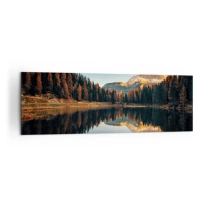 Obraz na plátne - Dvojitá krajina - 160x50 cm