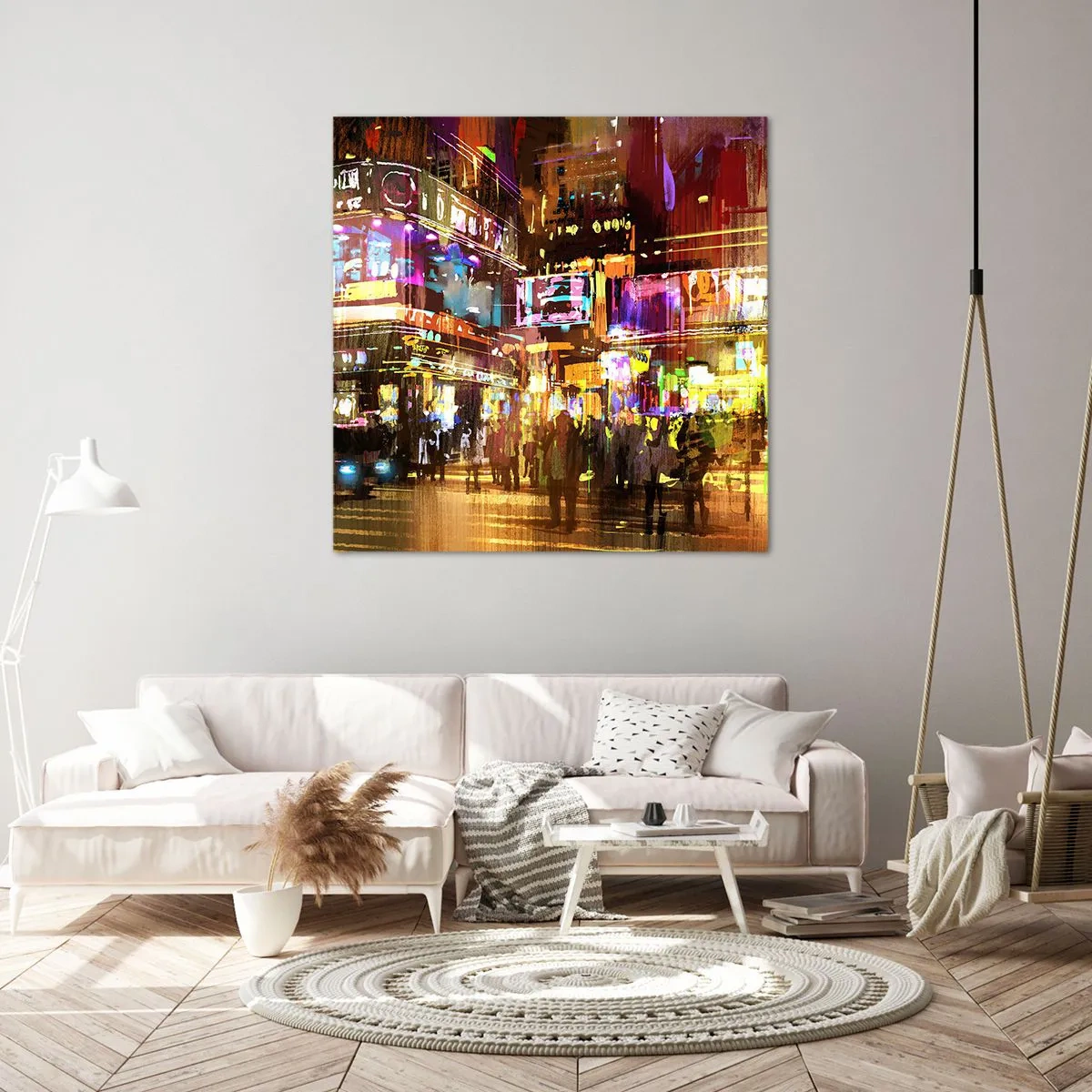 Obraz na plátne - V mori svetla - 40x40 cm