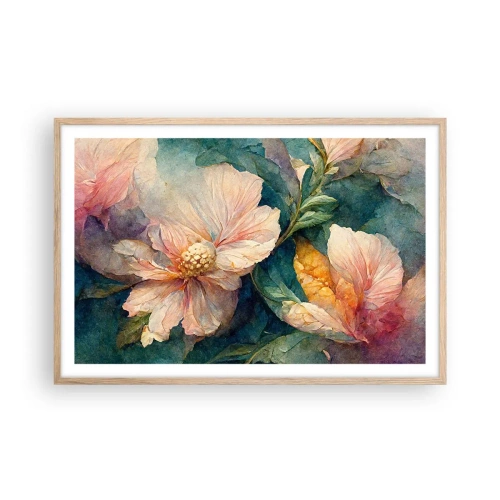 Plagát v ráme zo svetlého duba - Číra subtílnosť - 91x61 cm