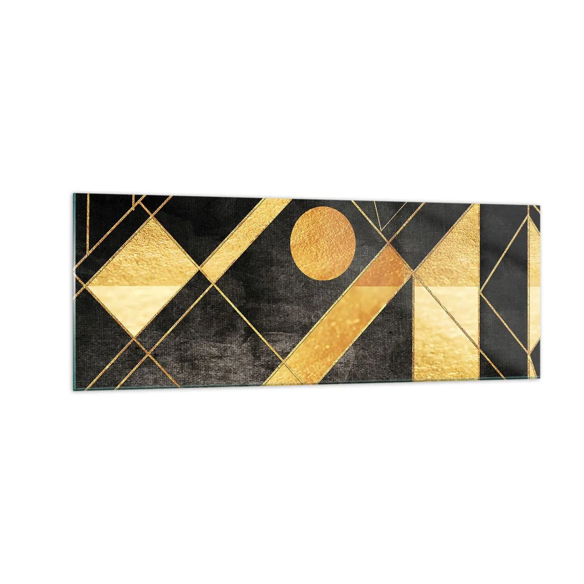 Obraz na skle - Slnko púšte - 140x50 cm