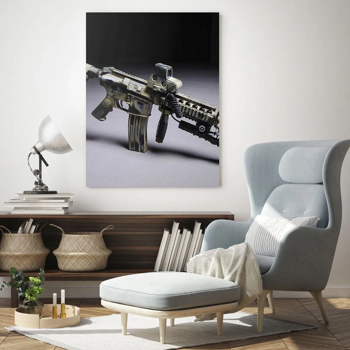 Obraz na skle - Vždy nebezpečný - 50x70 cm