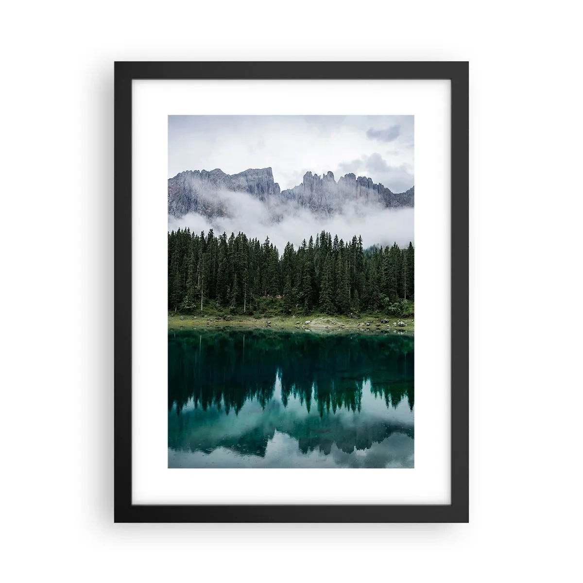 Plagát v čiernom ráme - Ticho, ticho, neprebuďme spiacu vodu…. - 30x40 cm