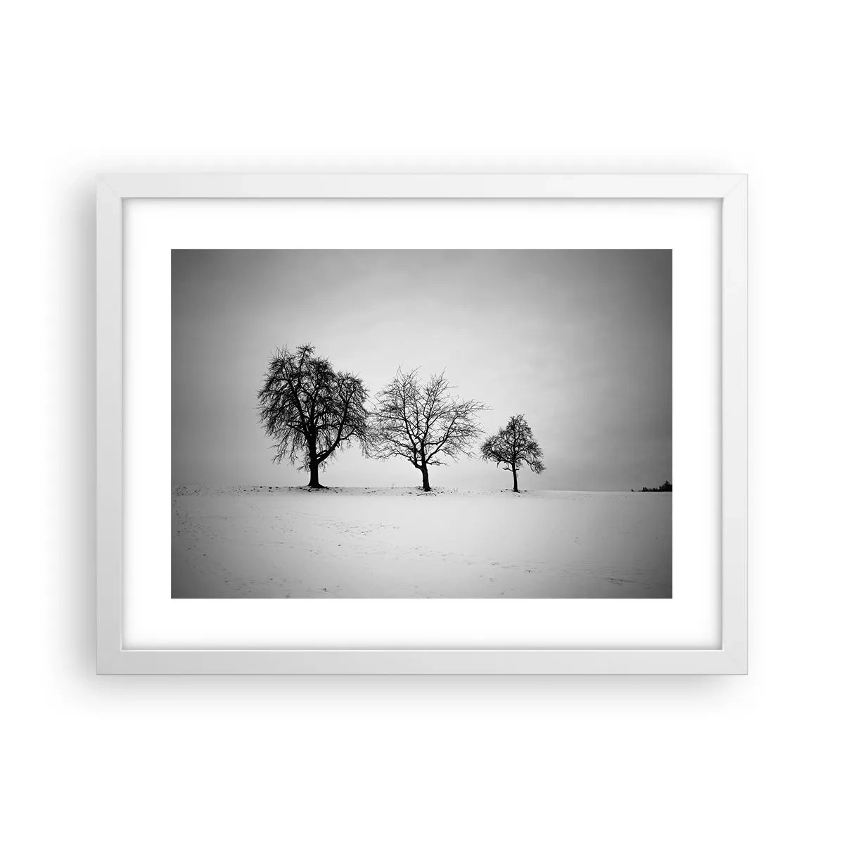 Plagát v bielom ráme - O čom sníva? - 40x30 cm