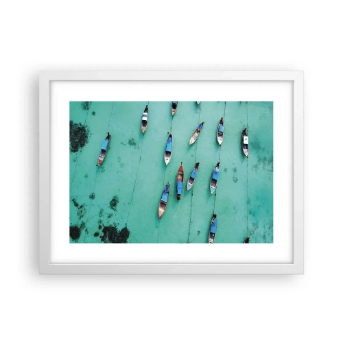 Plagát v bielom ráme - V radostnom očakávaní - 40x30 cm