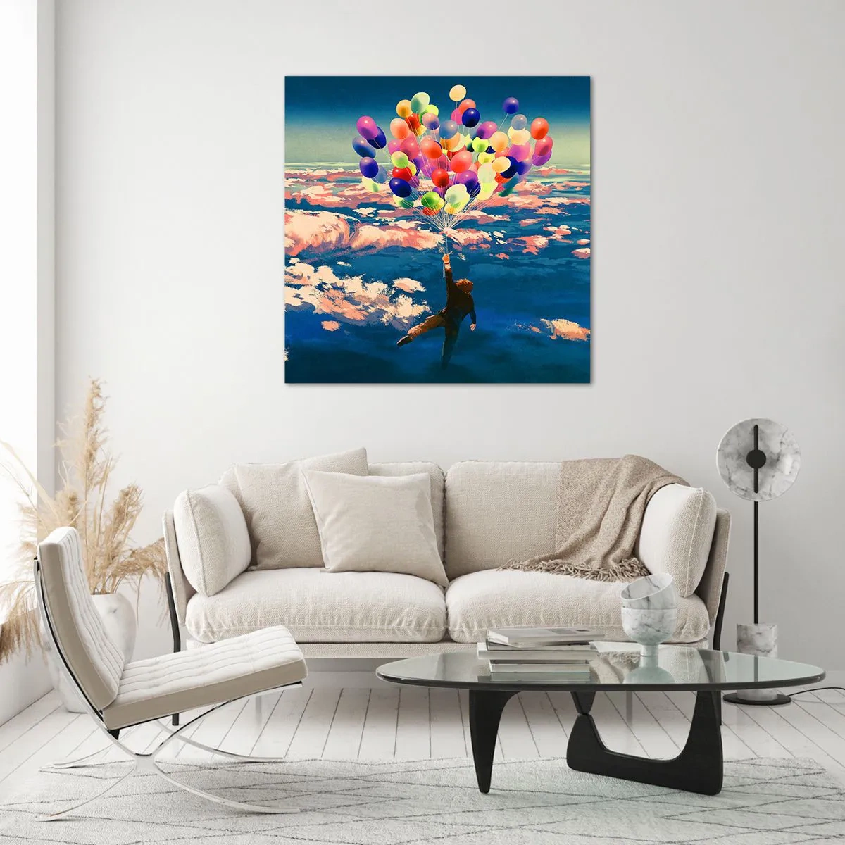 Obraz na skle - Splnené sny detstva - 60x60 cm