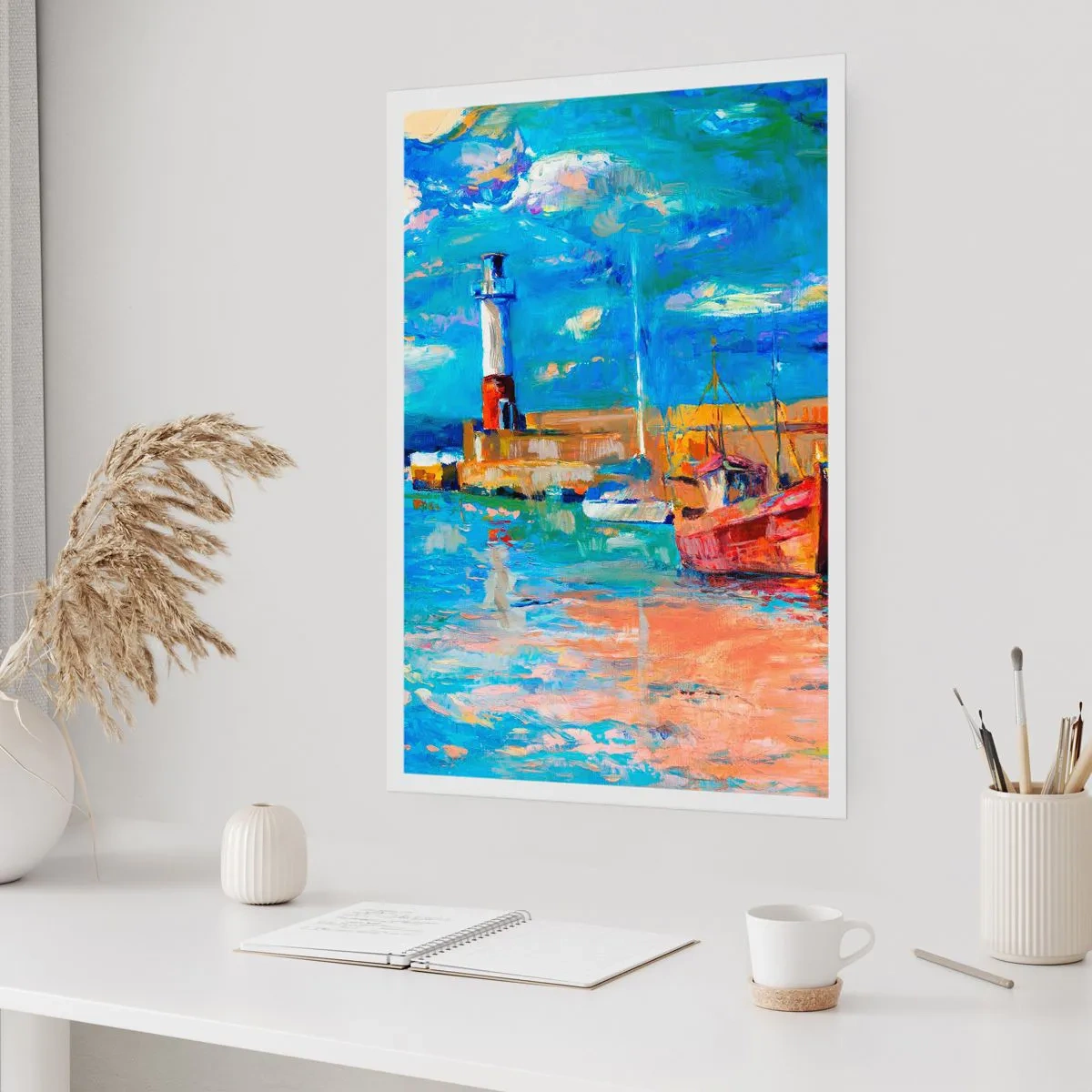 Plagát - Popoludní v dúhovom zálive - 61x91 cm