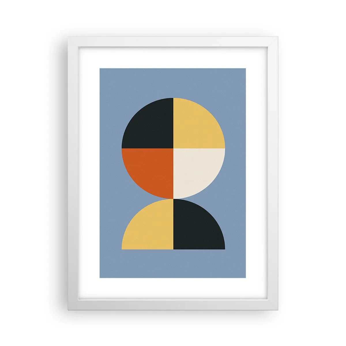 Plagát v bielom ráme - Pozri a počítaj - 30x40 cm