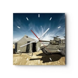 Nástenné hodiny - Militantný sen - 30x30 cm