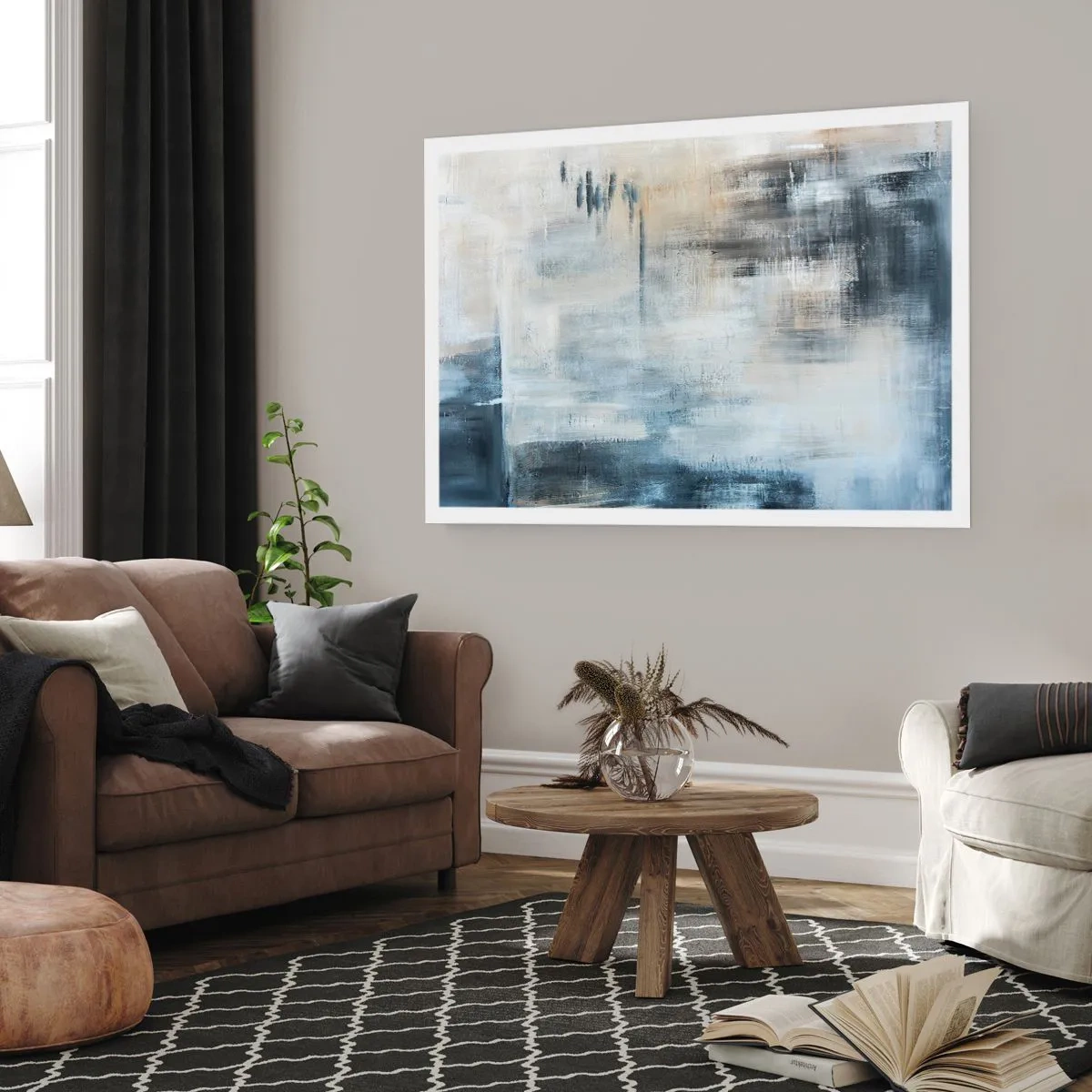 Plagát - Za závojom modrej - 91x61 cm