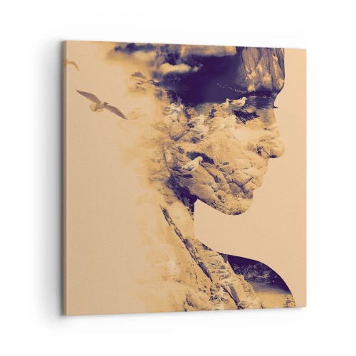 Obraz na plátne - Krásna od prírody - 60x60 cm