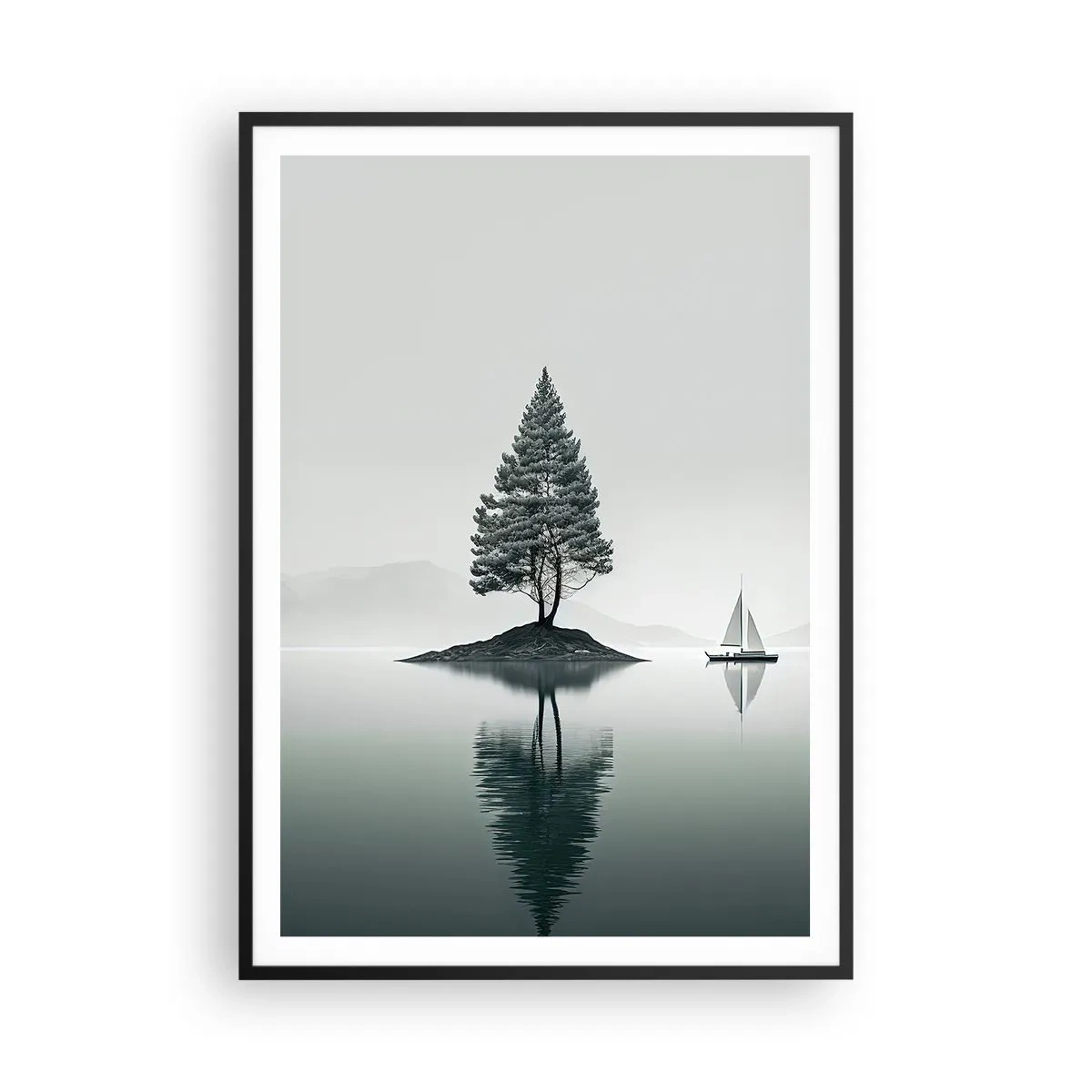 Plagát v čiernom ráme - Snívanie - 70x100 cm