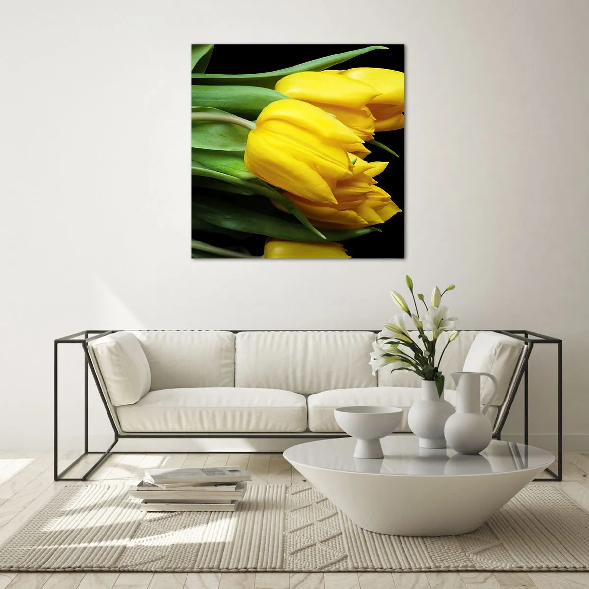 Obraz na skle - Vznikli z čistého slnka - 30x30 cm