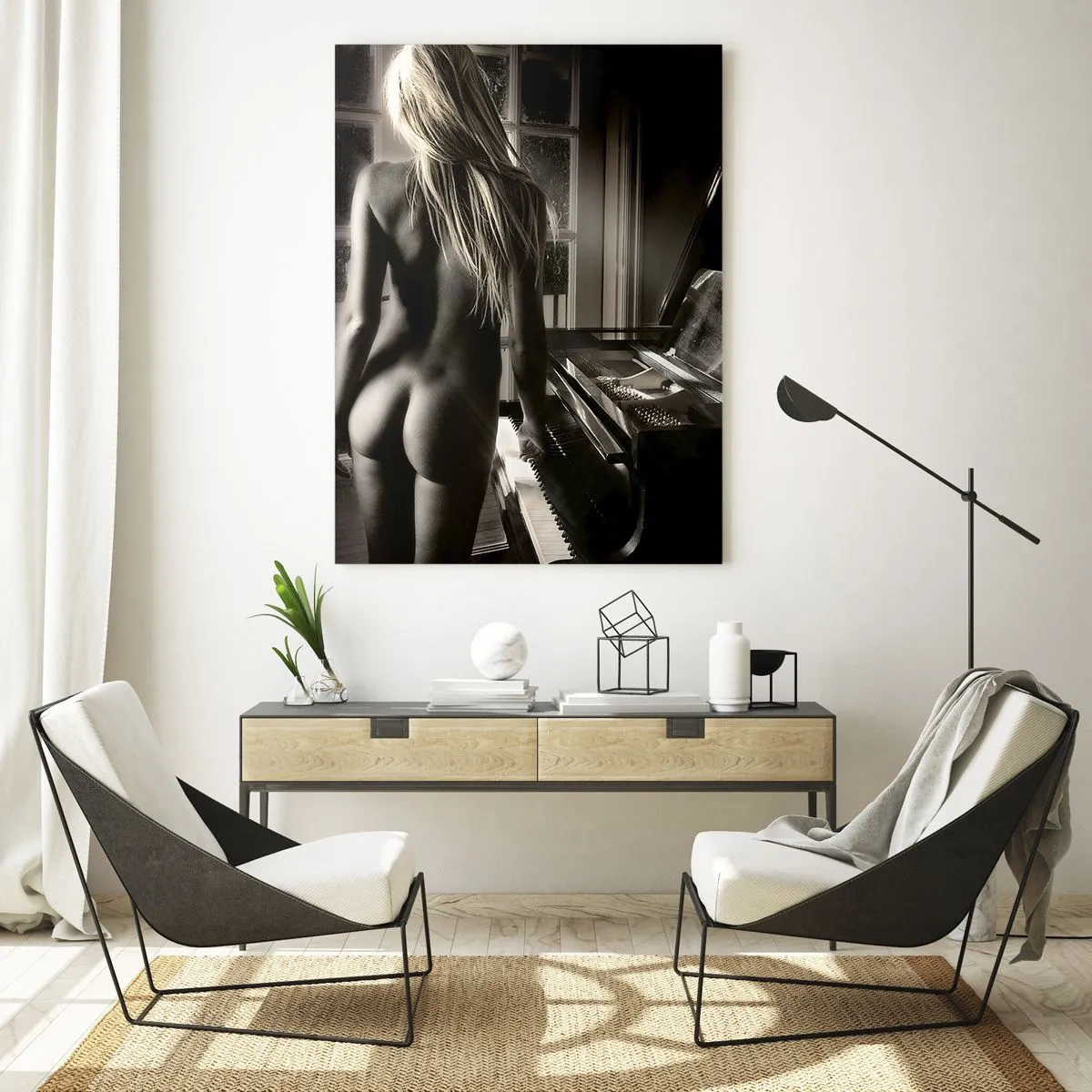 Obraz na skle - Dokonalá harmónia večera - 50x70 cm