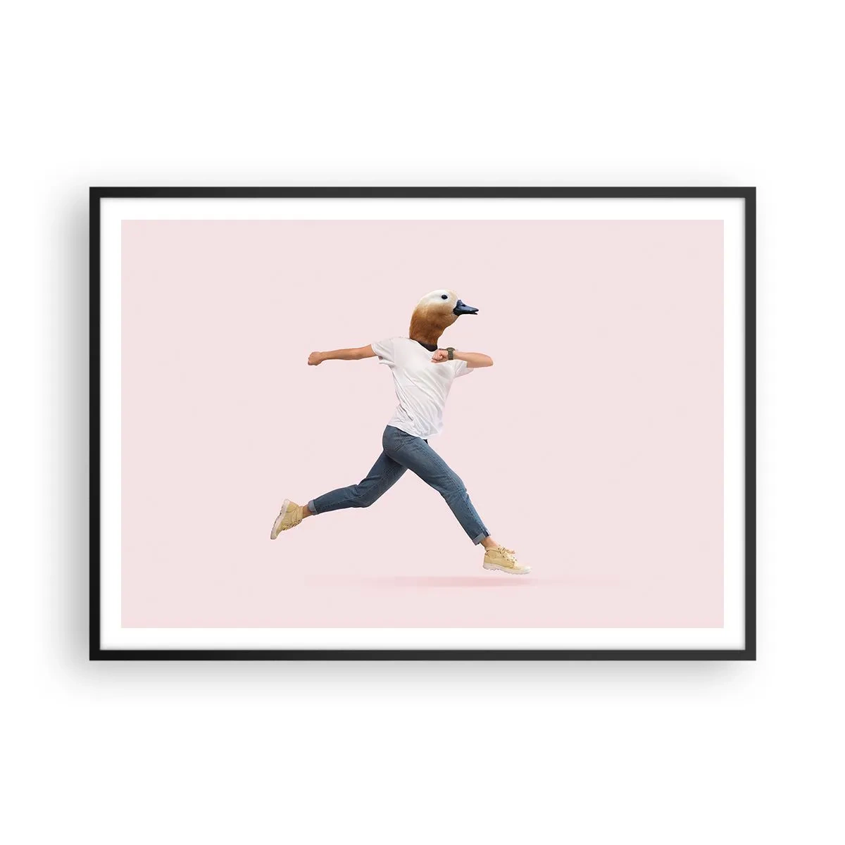 Plagát v čiernom ráme - Štipka absurdity - 100x70 cm