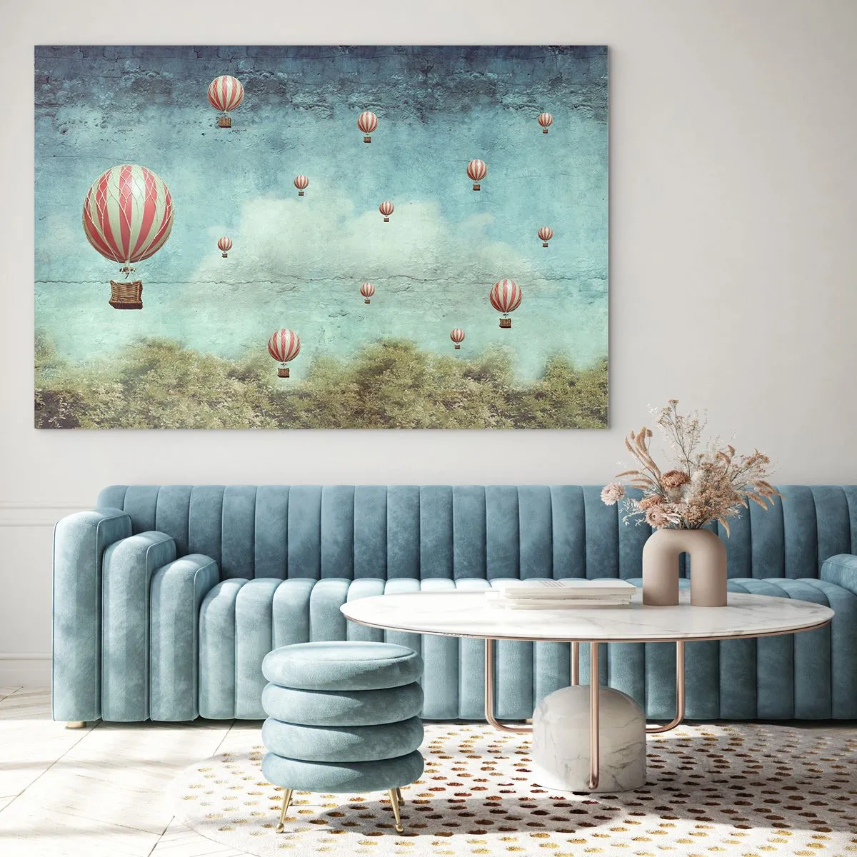 Obraz na skle - Oslobodení od zhonu života - 100x70 cm