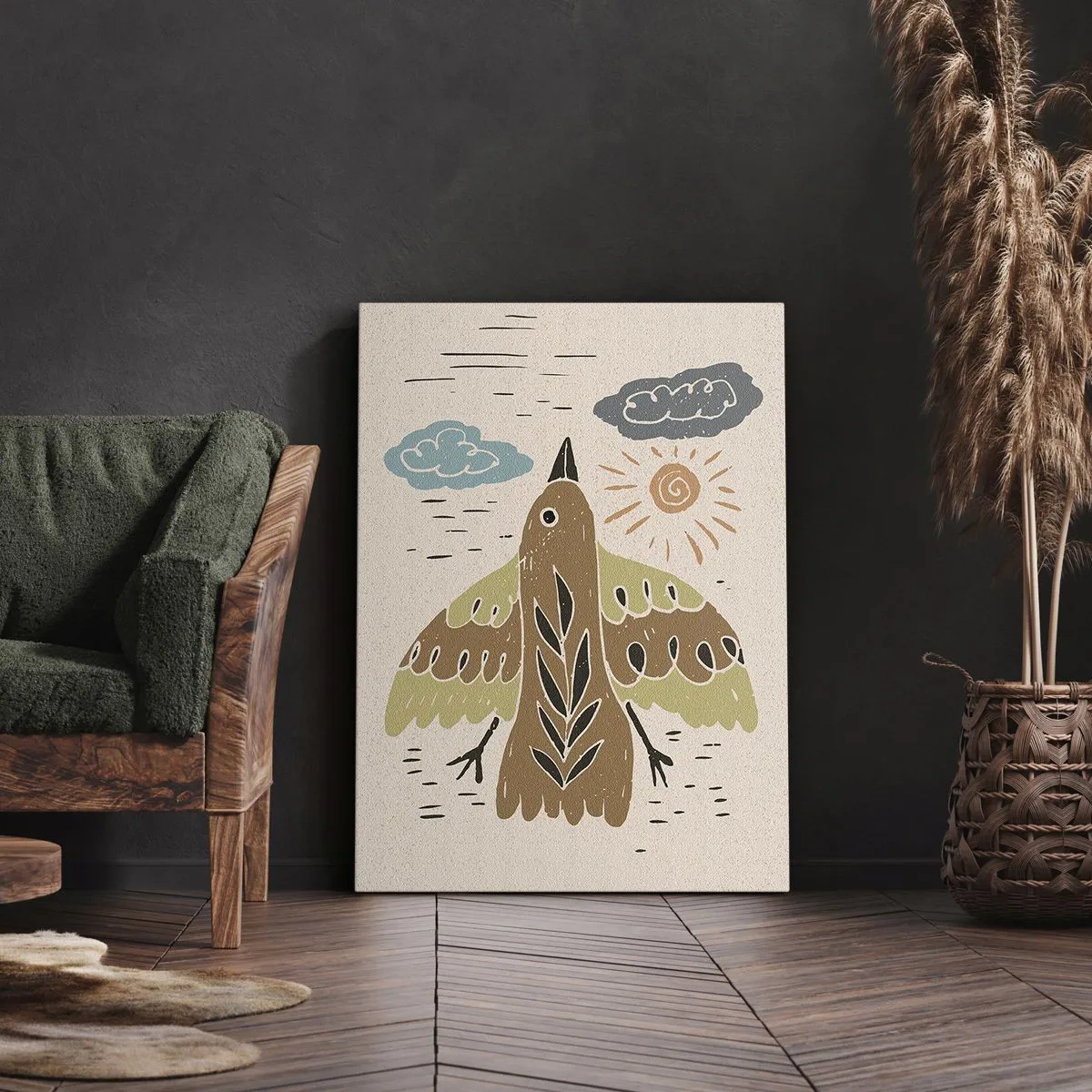 Obraz na plátne - Radostný let - 50x70 cm