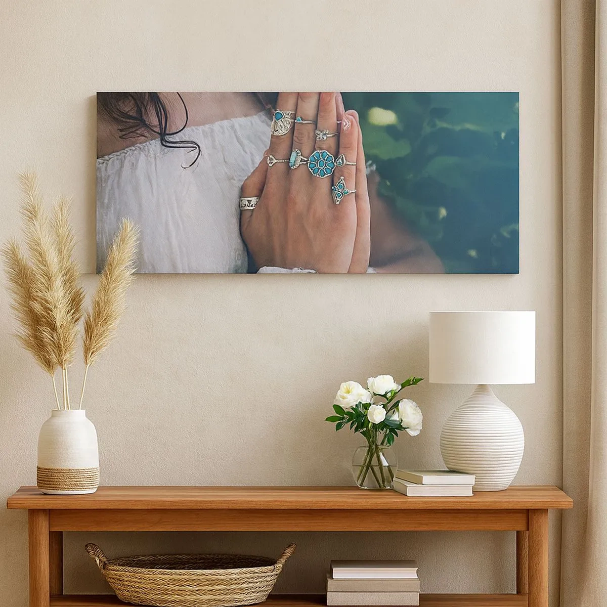 Obraz na plátne - Vitajte v centre bytia - 100x40 cm