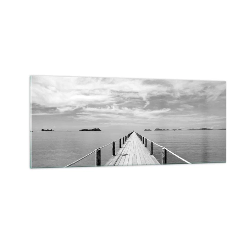 Obraz na skle - Čo tak cesta… - 100x40 cm