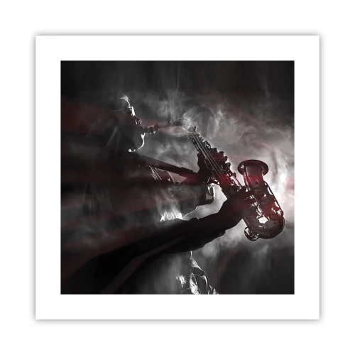 Plagát - V oparoch jazzu - 40x40 cm