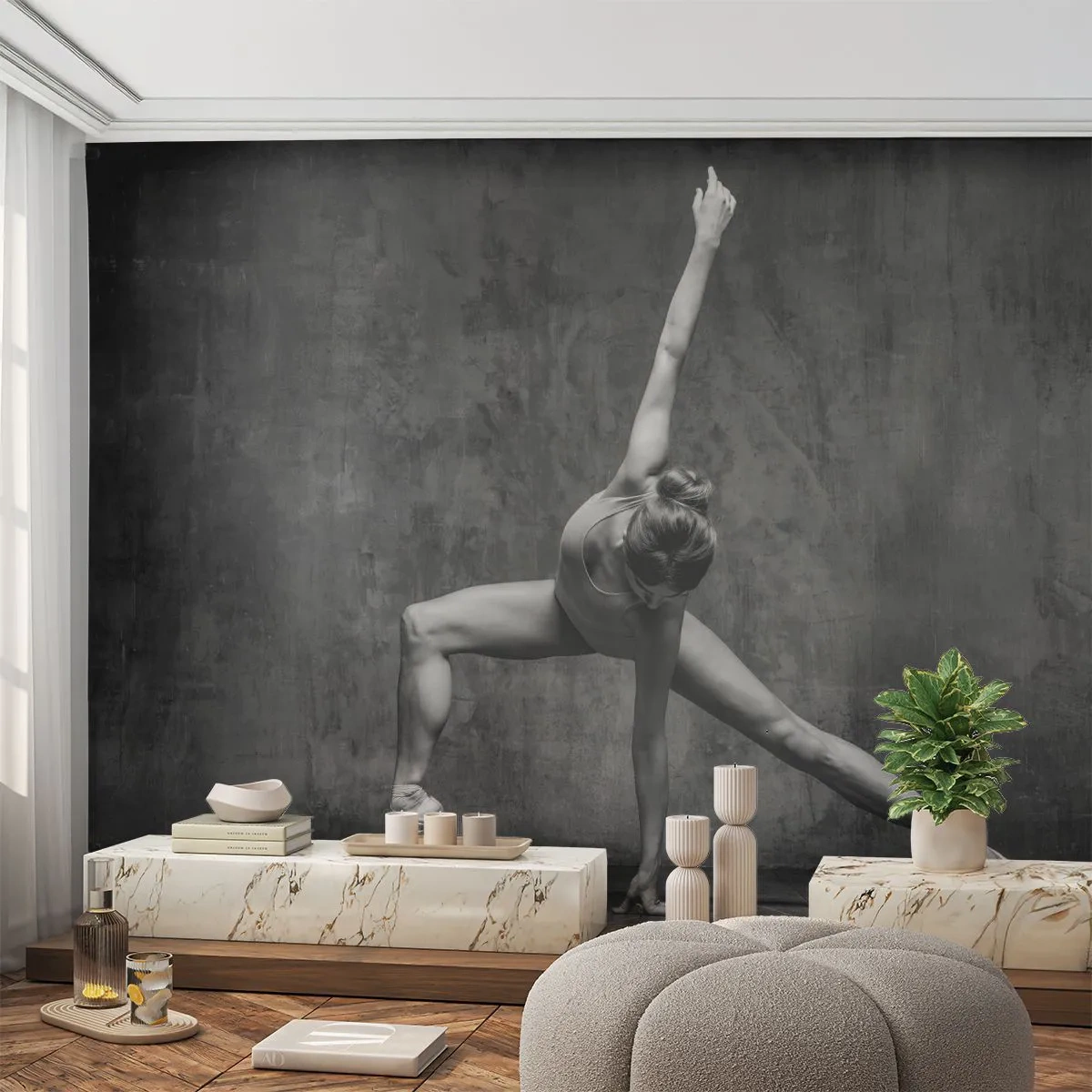Samolepiaca Fototapeta Deluxe Sticker - Ideál rovnováhy - Gymnastika, balet, Tancujte - 250x175 cm