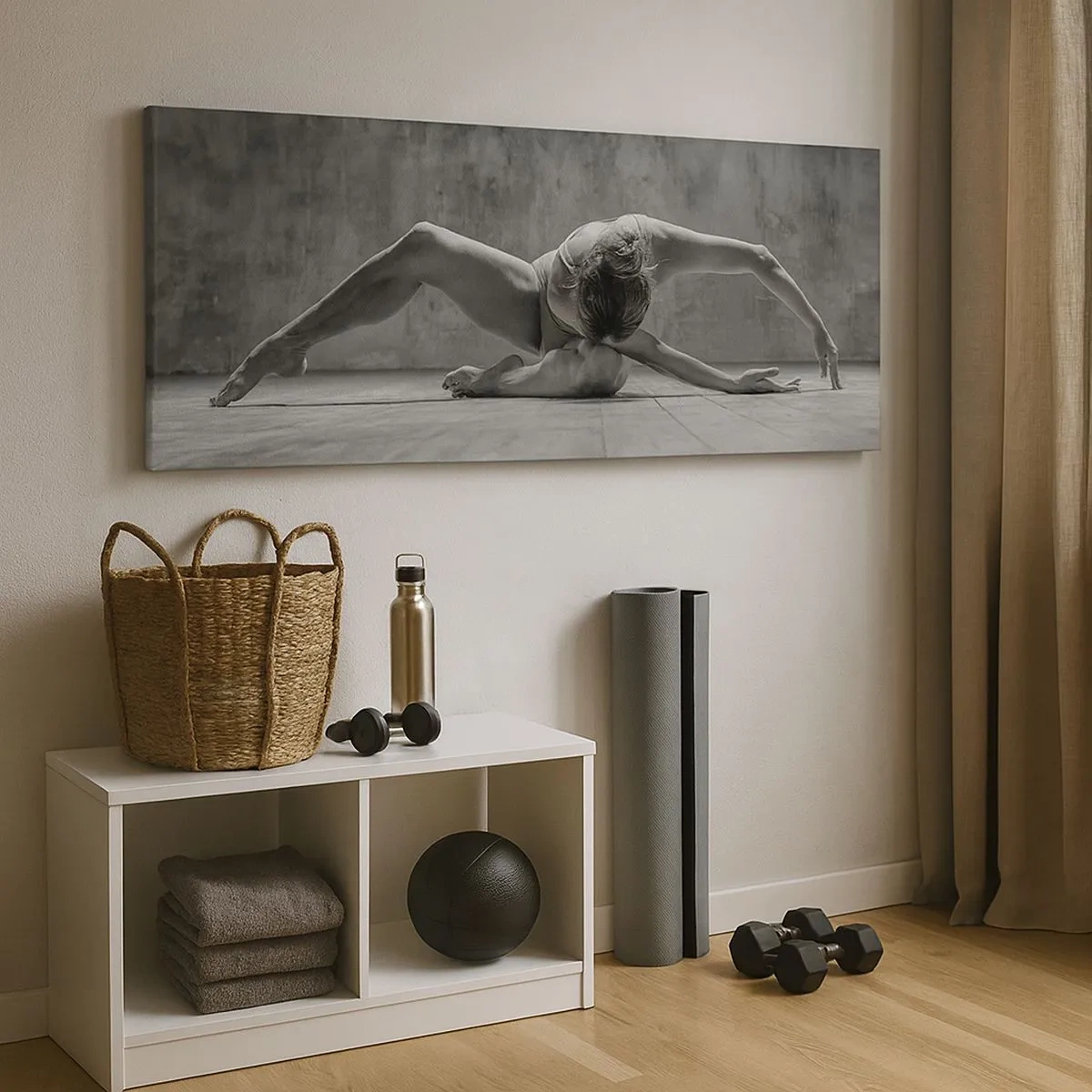 Obraz na plátne - Nájdená symetria - 100x40 cm