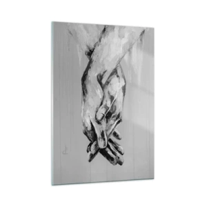 Obraz na skle - Začiatok… - 50x70 cm