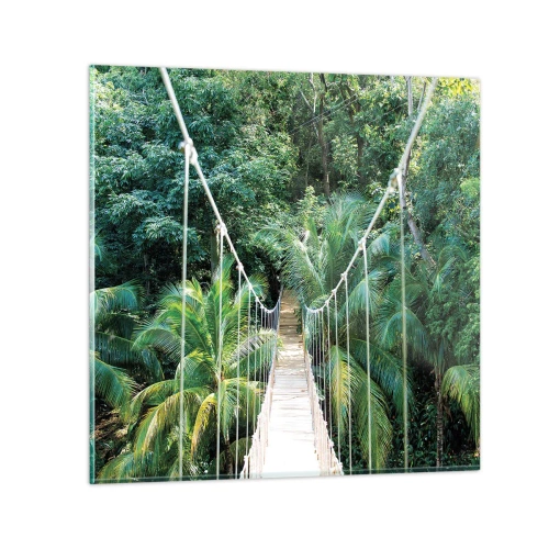Obraz na skle - Welcome to the jungle! - 70x70 cm