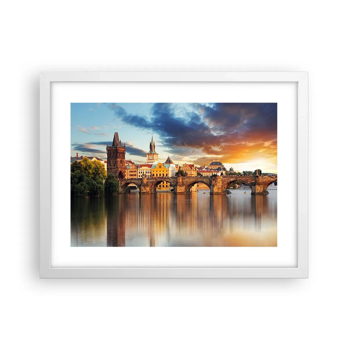 Plagát v bielom ráme - Krásna od pradávna - 40x30 cm