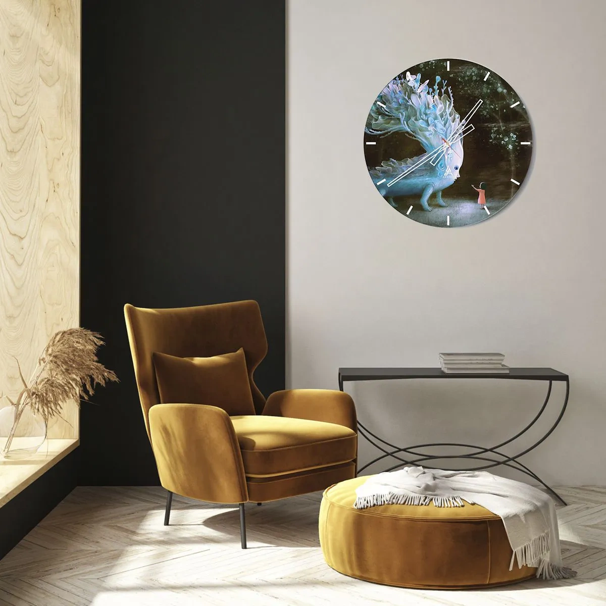 Nástenné hodiny - Fantastické stretnutie - 30x30 cm