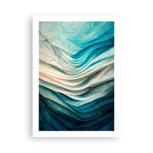 Plagát - Modrá neukojiteľnosť - 50x70 cm