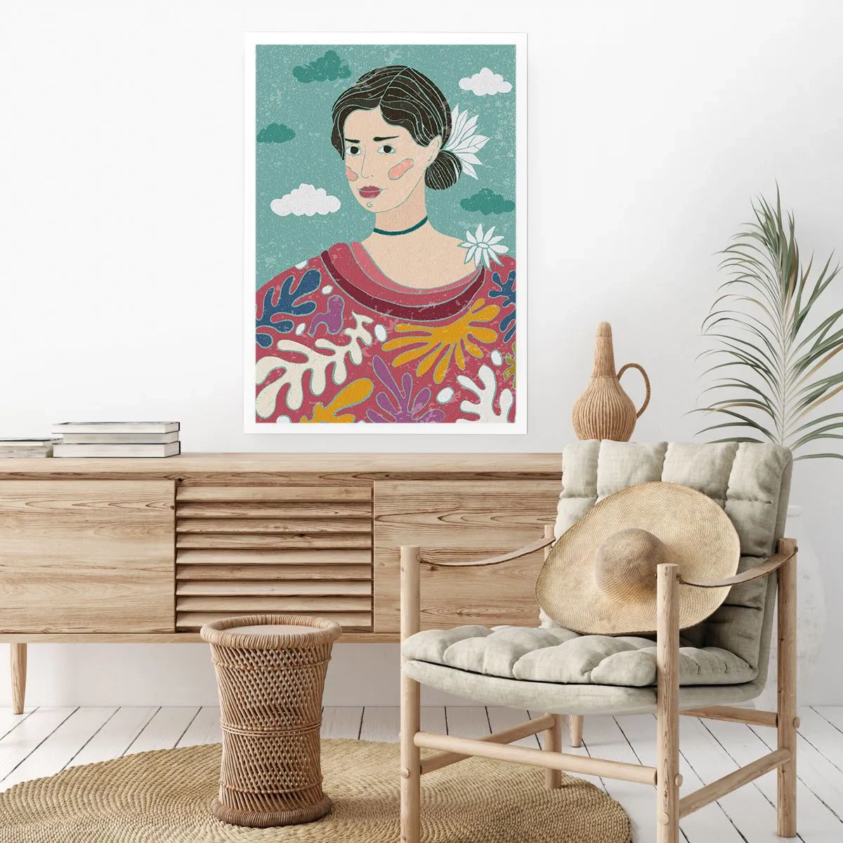 Plagát - S melanchóliou v pohľade - 70x100 cm