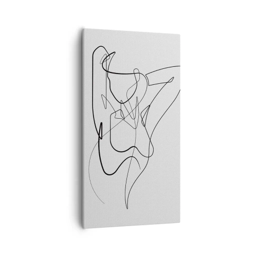 Obraz na plátne - Ty si záhada… - 55x100 cm