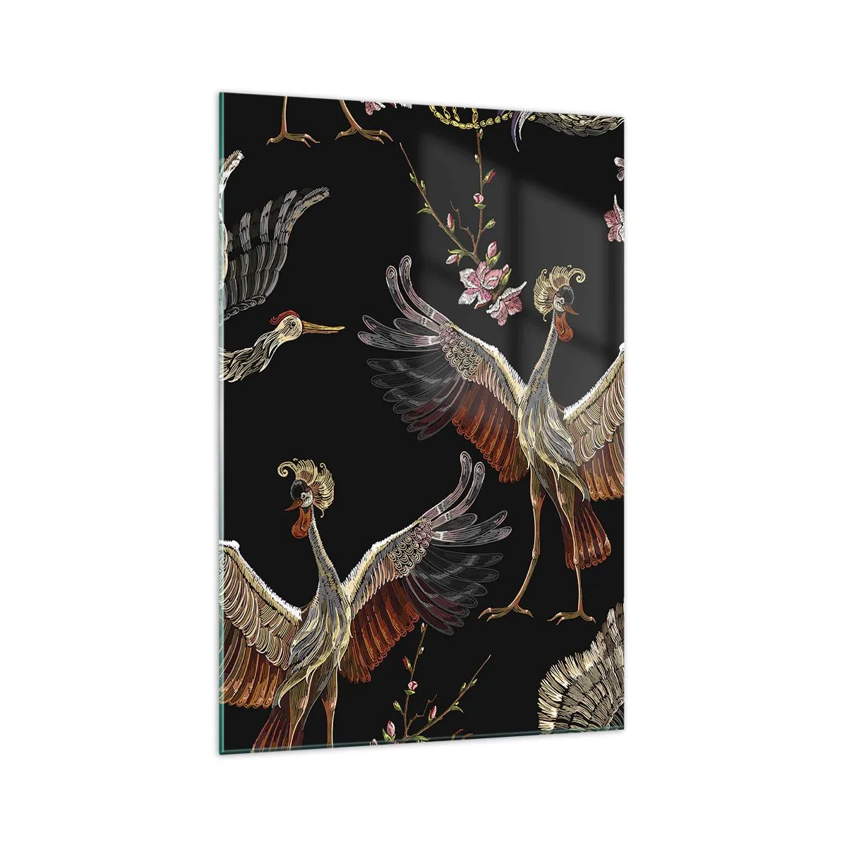 Obraz na skle - Rozprávkový vták - 70x100 cm