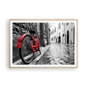 Plagát v ráme zo svetlého duba - Skutočná krása nestarne - 100x70 cm