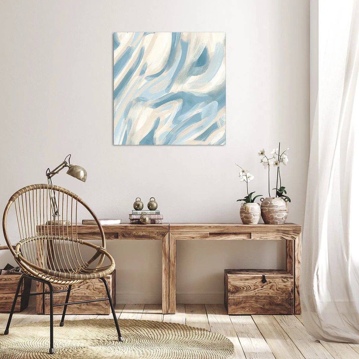 Obraz na plátne - Jarné závany - 50x50 cm