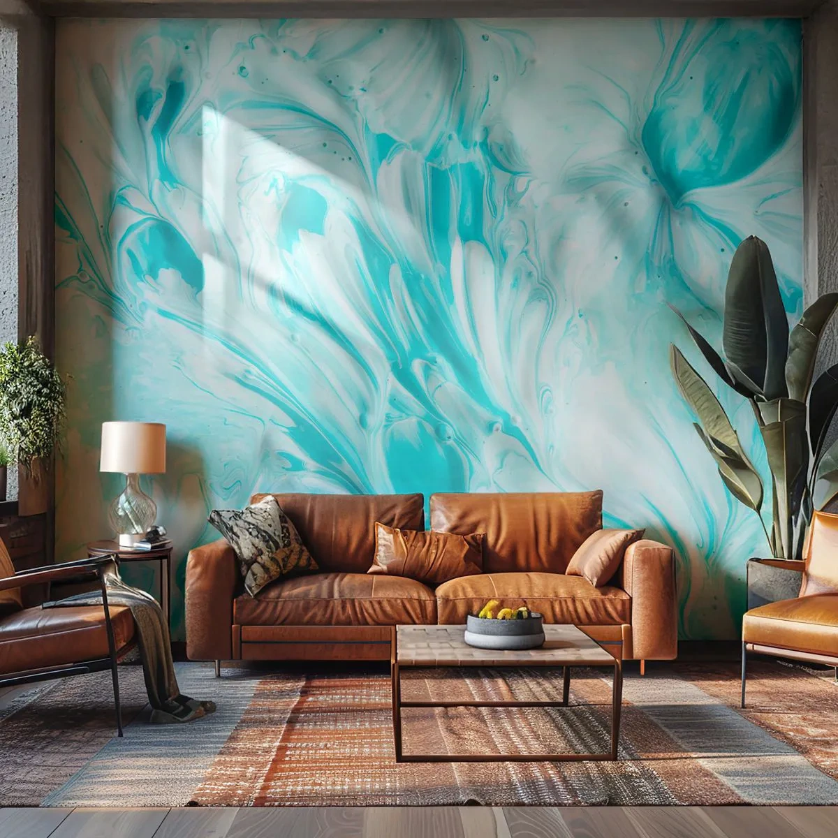 Fototapeta Premium Canvas - Navždy spolu - Abstrakcia, Kus, Boho - 350x256 cm