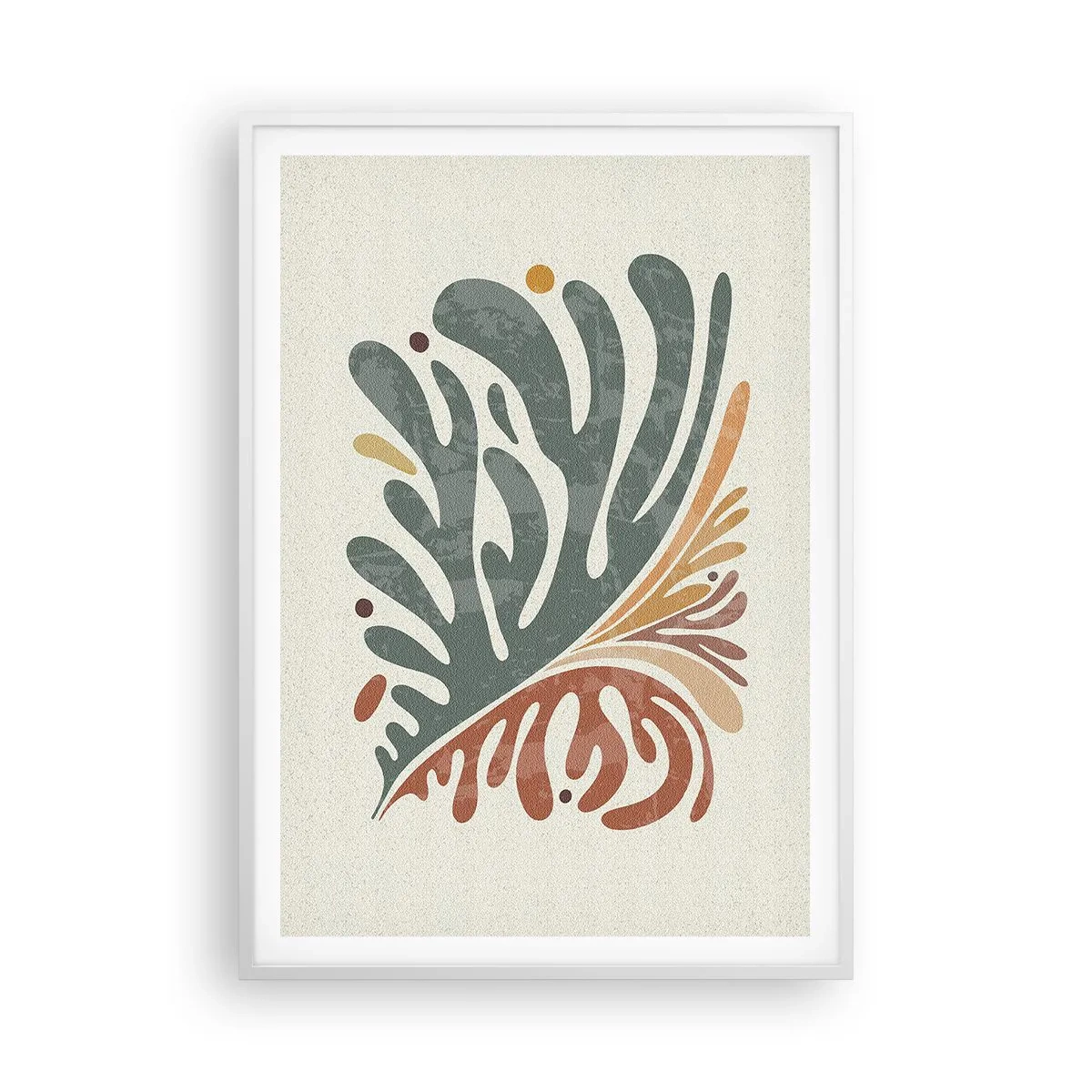 Plagát v bielom ráme - Viacfarebný list - 70x100 cm