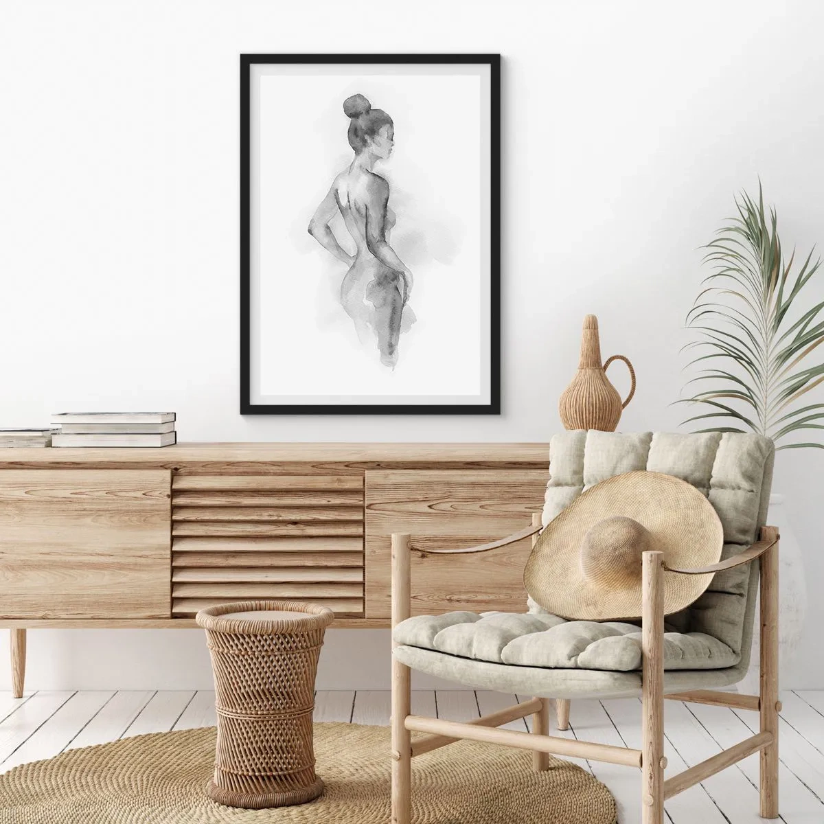 Plagát v čiernom ráme - Krásne ako maľba - 70x100 cm