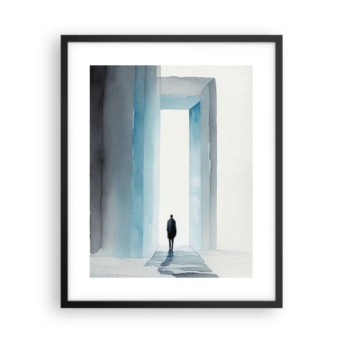 Plagát v čiernom ráme - Ži bez obmedzenia - 40x50 cm