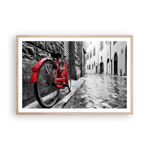 Plagát v ráme zo svetlého duba - Skutočná krása nestarne - 91x61 cm