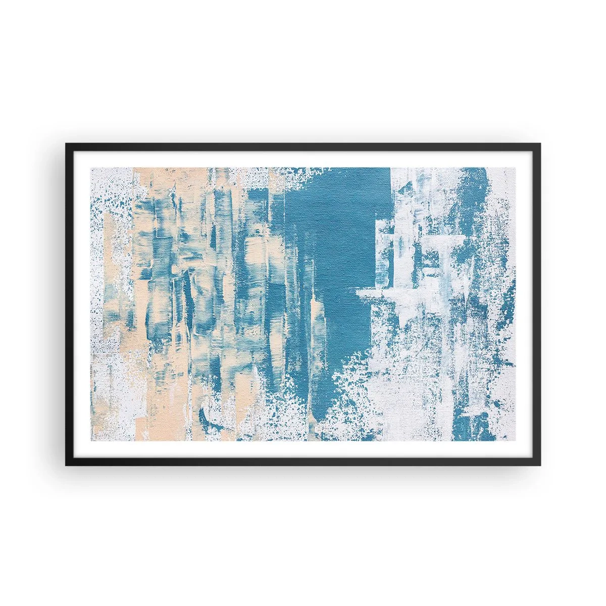 Plagát v čiernom ráme - Cez cencúľ - 91x61 cm