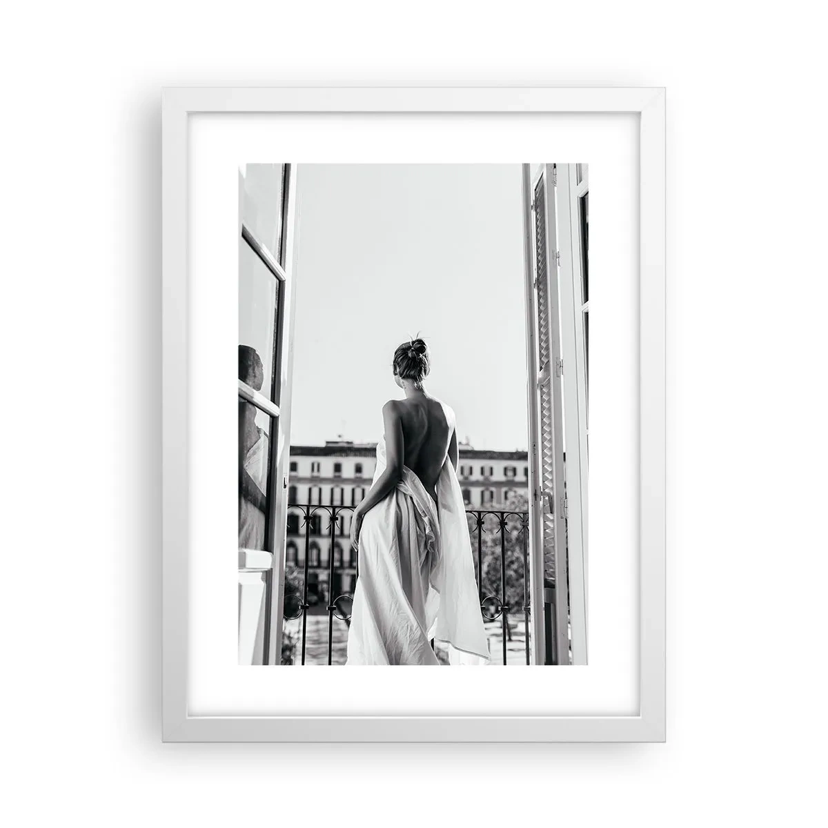 Plagát v bielom ráme - Prebudenie zmyslov - 30x40 cm