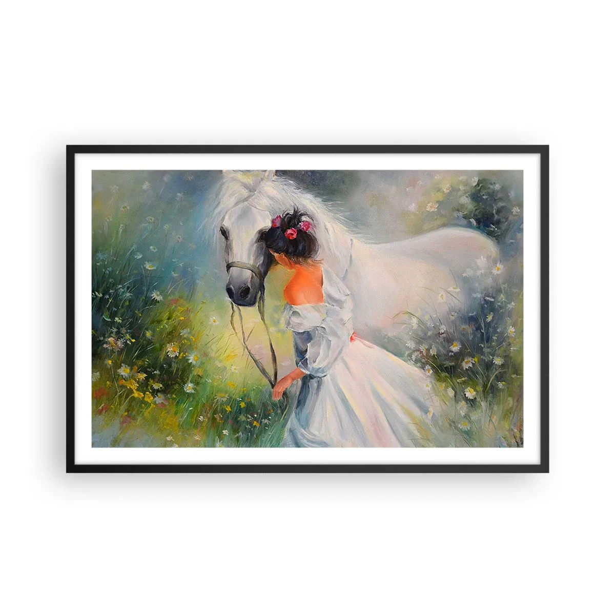 Plagát v čiernom ráme - Ako z krásneho sna - 91x61 cm