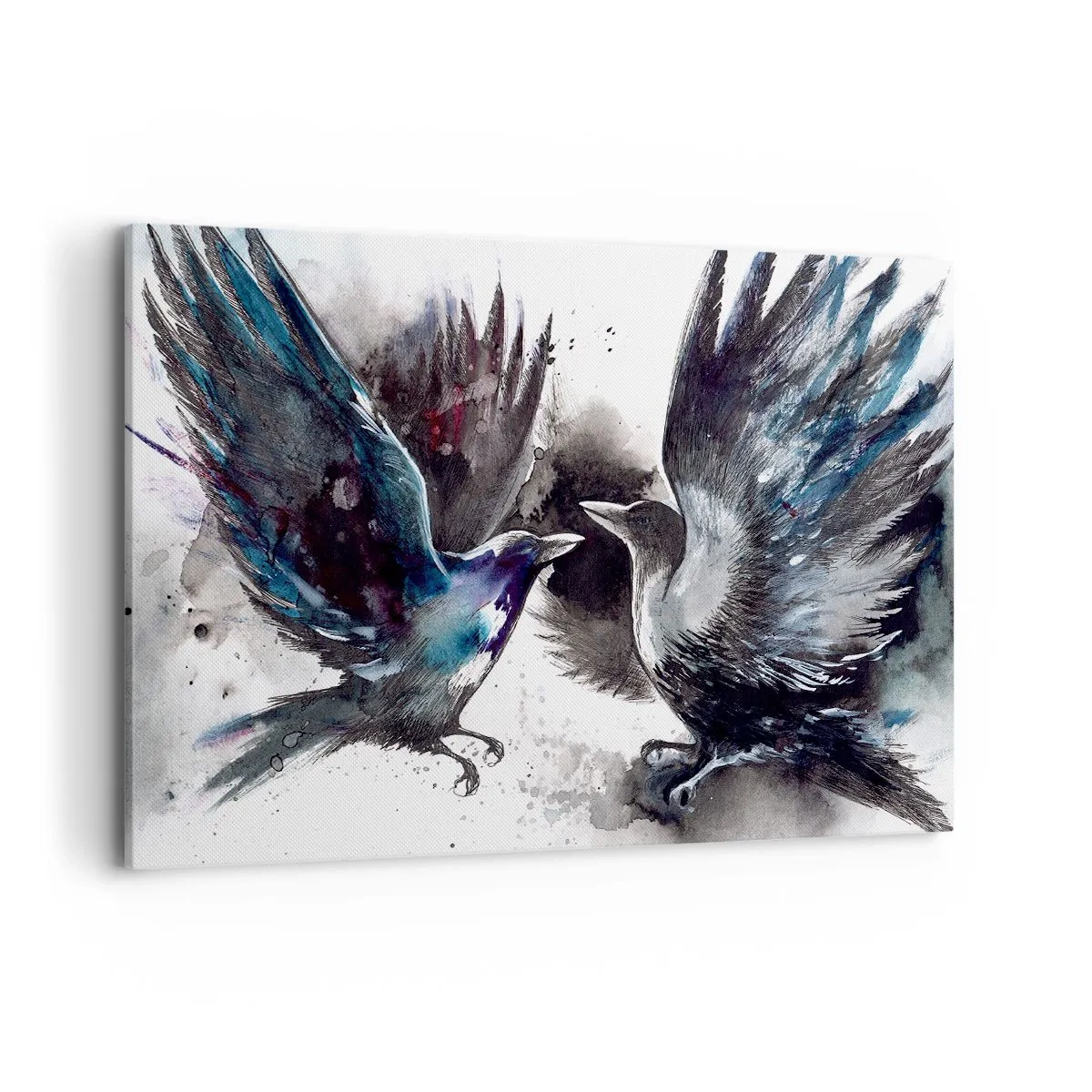 Obraz na plátne - Havran havranovi… - 120x80 cm