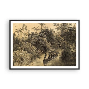 Plagát v čiernom ráme - Výlet k zdroju - 100x70 cm