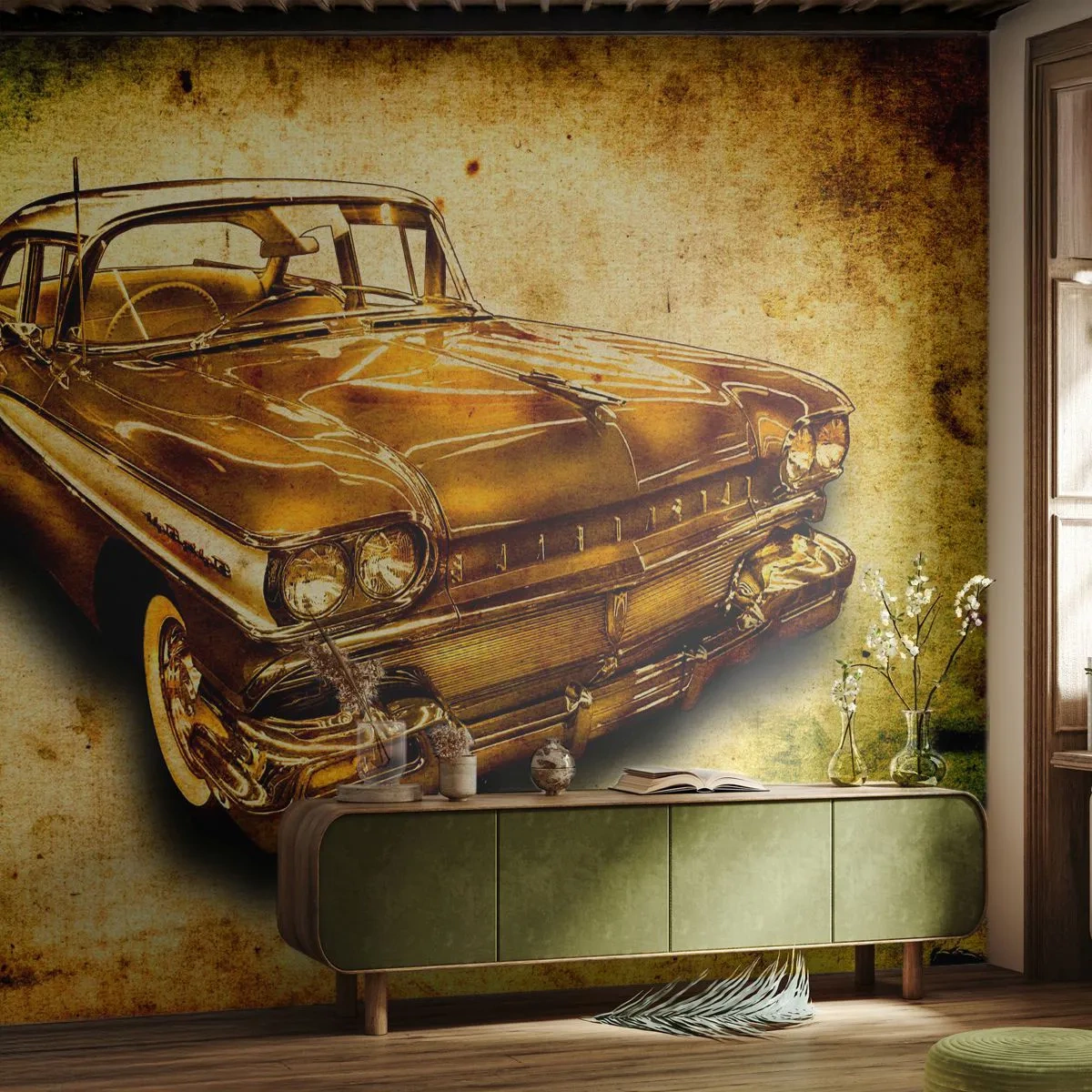 Fototapeta Standard Eco - Nehynúca krása klasiky - Automobilový priemysel, Klasické auto, Hobby - 350x256 cm
